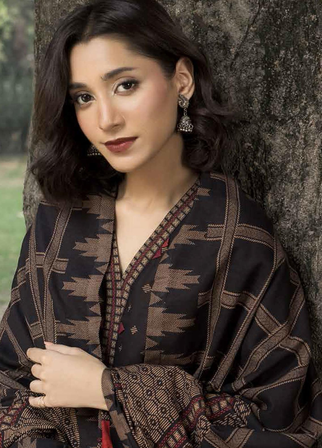 Regalia By Gul Ahmed Printed Khaddar Suits Unstitched 3 Piece GA22RG-1 WR22035 - Winter Collection