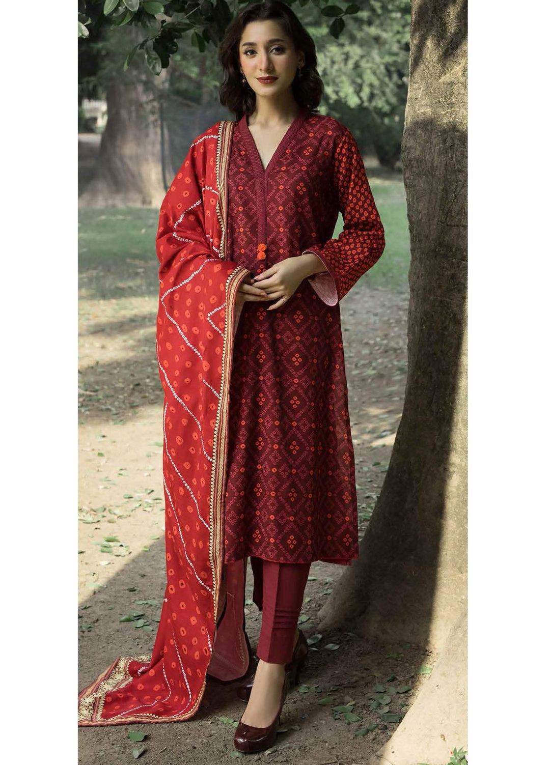 Regalia By Gul Ahmed Printed Khaddar Suits Unstitched 3 Piece GA22RG-1 WR22034 - Winter Collection
