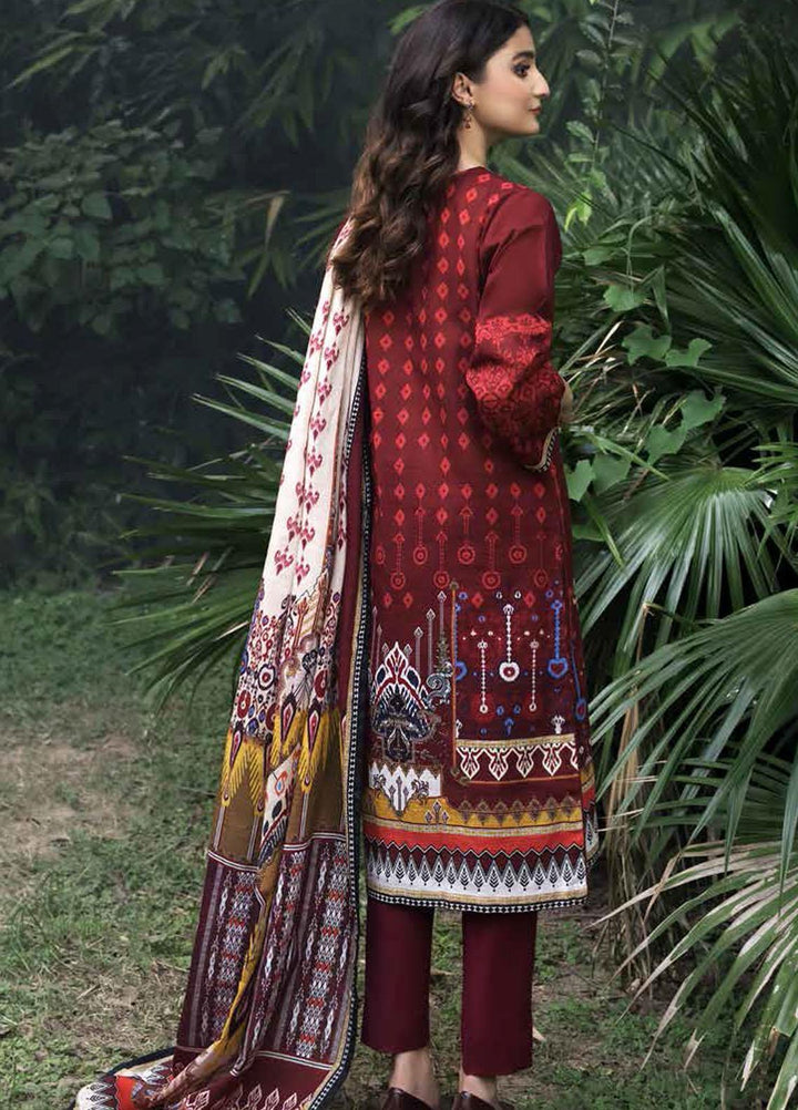 Regalia By Gul Ahmed Printed Khaddar Suits Unstitched 3 Piece GA22RG-1 WR22013 - Winter Collection