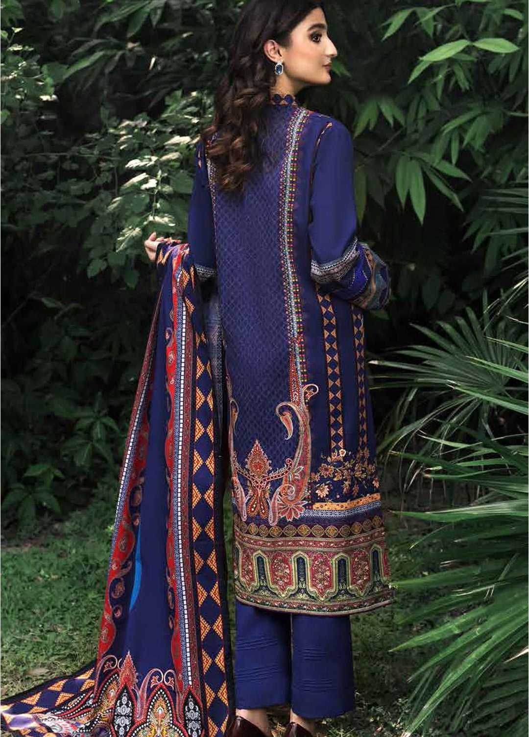 Regalia By Gul Ahmed Printed Khaddar Suits Unstitched 3 Piece GA22RG-1 WR22031 - Winter Collection