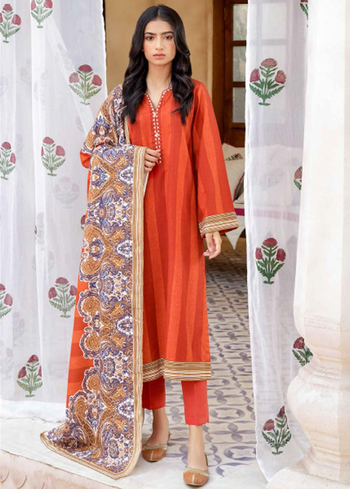 Regalia By Gul Ahmed Printed Khaddar Suits Unstitched 3 Piece GA22-WR2 WR-1122008 - Winter Collection