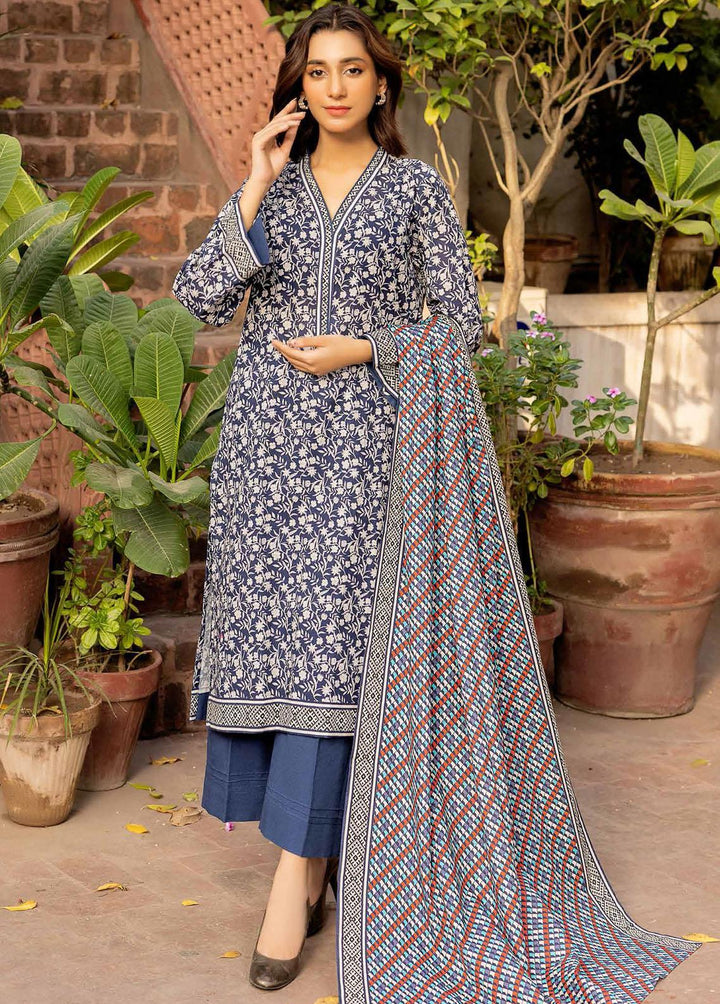 Regalia By Gul Ahmed Printed Khaddar Suits Unstitched 3 Piece GA22-WR2 WR-1122021 - Winter Collection