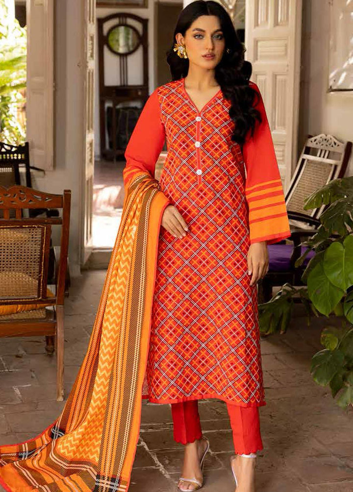 Regalia By Gul Ahmed Printed Khaddar Suits Unstitched 3 Piece GA22-WR2 WR-1122023 - Winter Collection