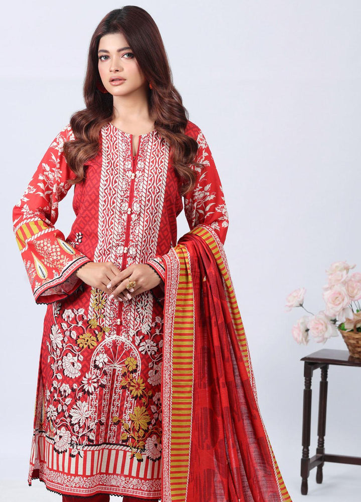 Regalia By Gul Ahmed Printed Khadddar Suits Unstitched 3 Piece GA23RG WR-32002 - Winter Collection
