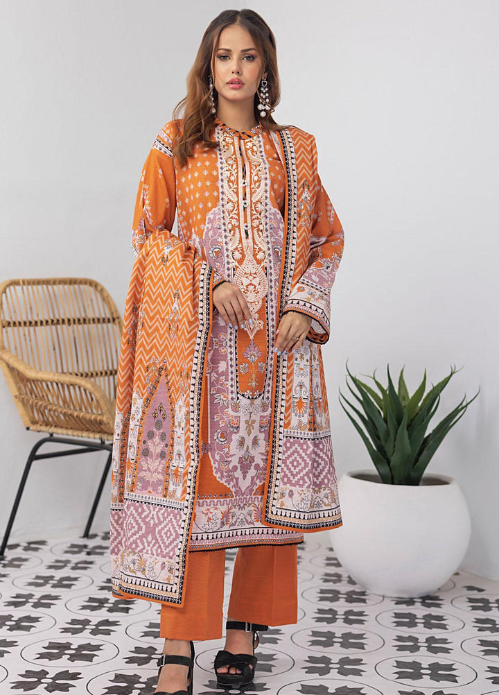 Regalia By Gul Ahmed Embroidered Khadddar Suits Unstitched 3 Piece GA23RG WR-32004 - Winter Collection