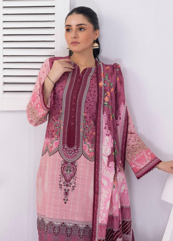 Regalia By Gul Ahmed Printed Khadddar Suits Unstitched 3 Piece GA23RG WR-32011 - Winter Collection
