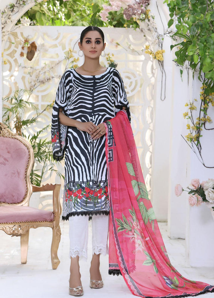 Ravishing By Regalia Textiles Printed Charmeuse Silk Suits Unstitched 2 Piece RGT22RC D1 - Winter Collection