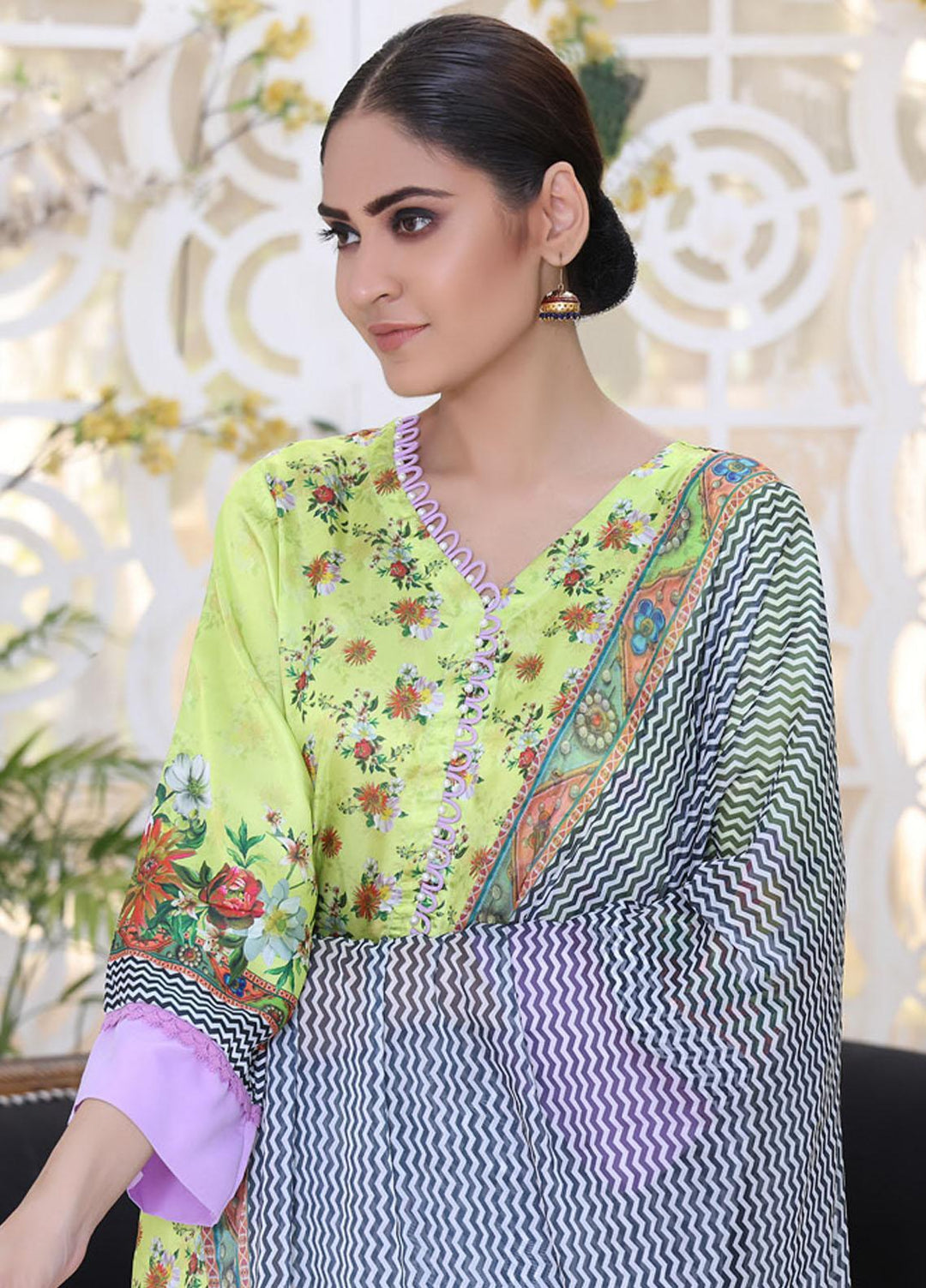 Ravishing By Regalia Textiles Printed Charmeuse Silk Suits Unstitched 2 Piece RGT22RC D3 - Winter Collection