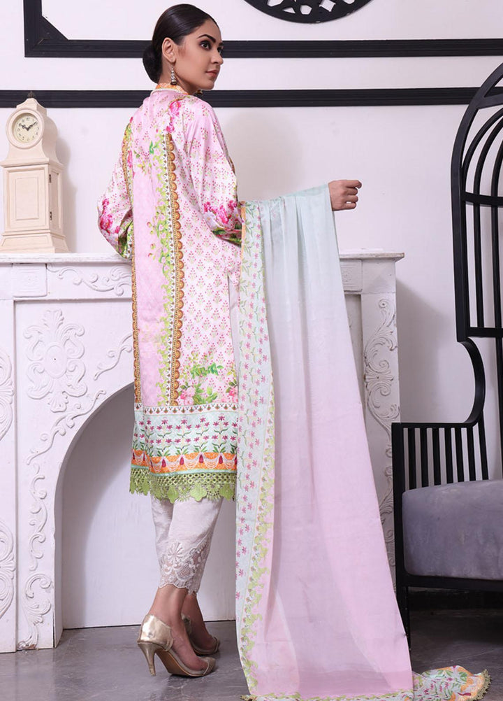 Ravishing By Regalia Textiles Printed Charmeuse Silk Suits Unstitched 2 Piece RGT22RC D6 - Winter Collection