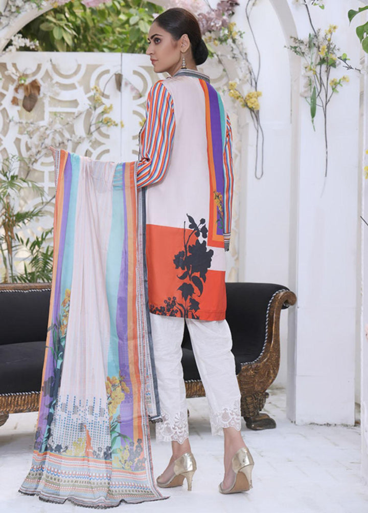 Ravishing By Regalia Textiles Printed Charmeuse Silk Suits Unstitched 2 Piece RGT22RC D8 - Winter Collection