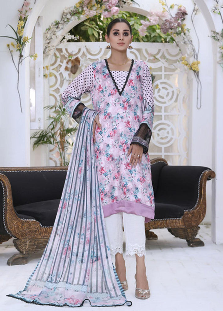 Ravishing By Regalia Textiles Printed Charmeuse Silk Suits Unstitched 2 Piece RGT22RC D9 - Winter Collection