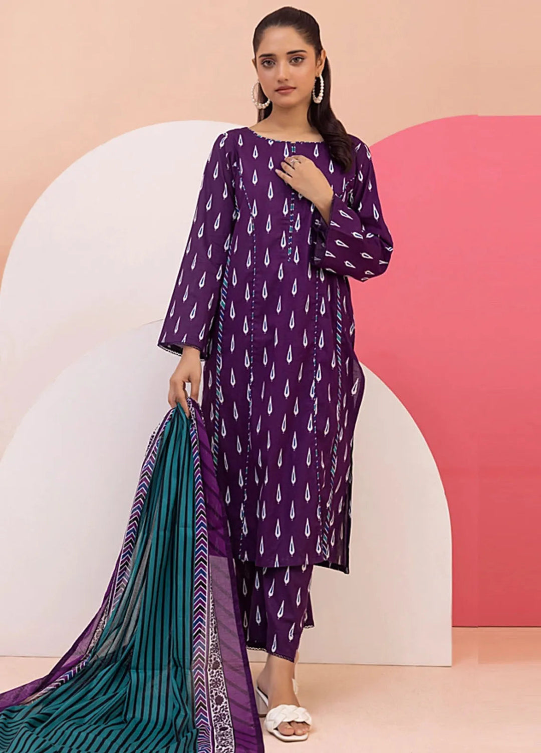 Regalia Textile Printed Suit Unstitched 3 Piece RGT24I2 IDSMS2-4 - Summer Collection