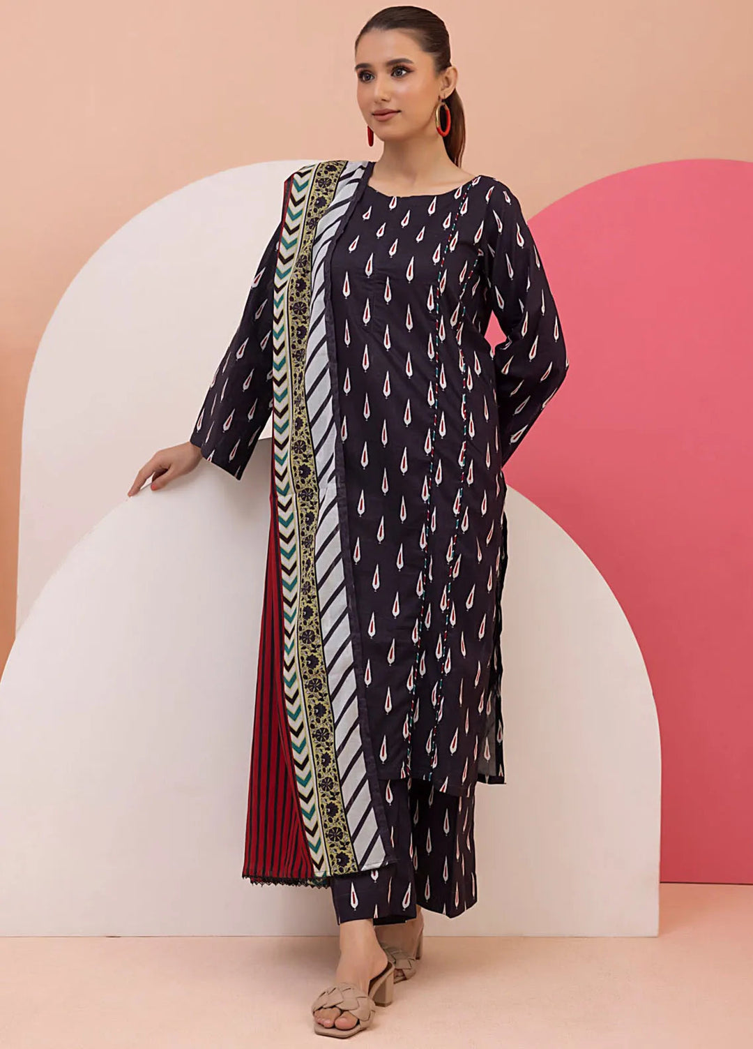 Regalia Textile Printed Suit Unstitched 3 Piece RGT24I2 IDSMS2-5 - Summer Collection