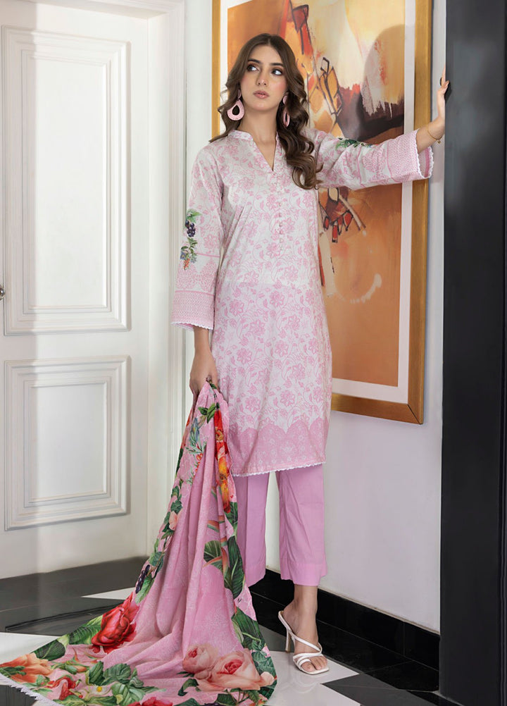 Regalia Textiles Digital Printed Lawn Suits Unstitched 3 Piece RGT25S19 D-05 - Summer Collection