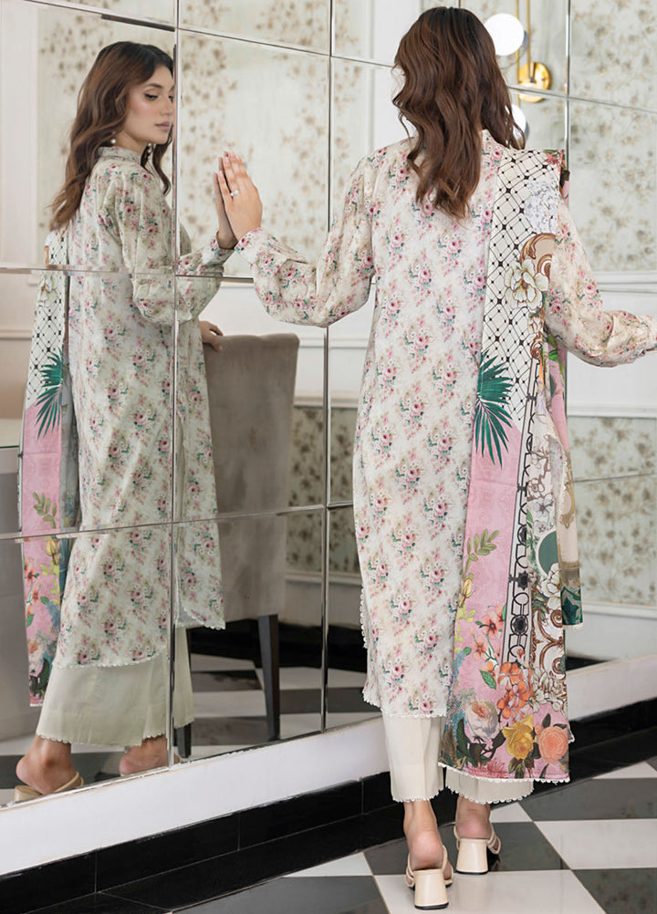 Regalia Textiles Digital Printed Lawn Suits Unstitched 3 Piece RGT25S19 D-07 - Summer Collection