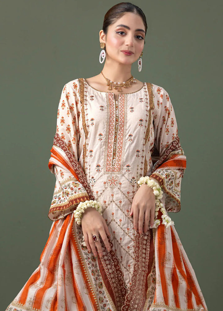 Regalia Textiles Embroidered Lawn Suit Unstitched 3 Piece RGT24C D-04 - Festive Collection
