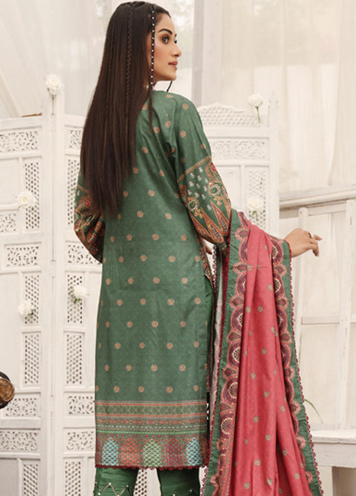 Regalia Textiles Printed Linen Suits Unstitched 3 Piece RGT22EL D-01 - Winter Collection