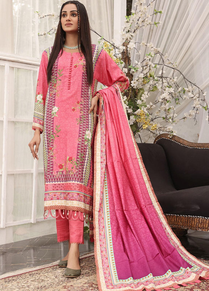 Regalia Textiles Printed Linen Suits Unstitched 3 Piece RGT22EL D-04 - Winter Collection