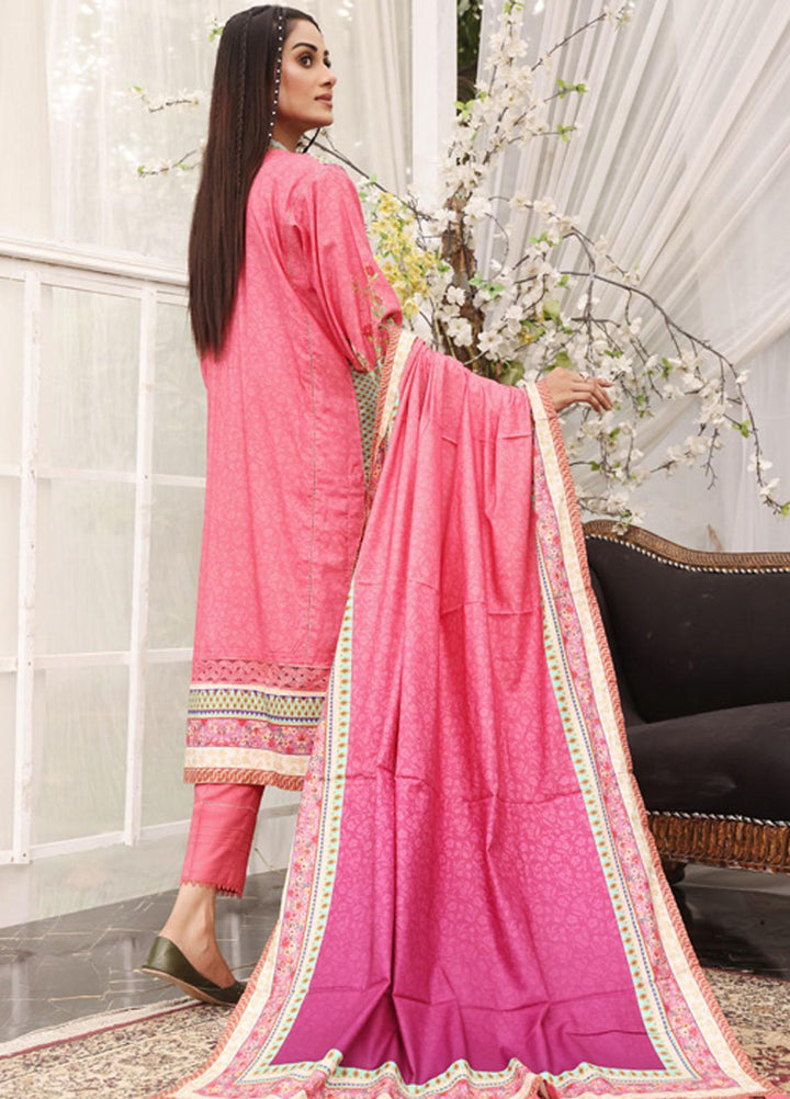 Regalia Textiles Printed Linen Suits Unstitched 3 Piece RGT22EL D-04 - Winter Collection