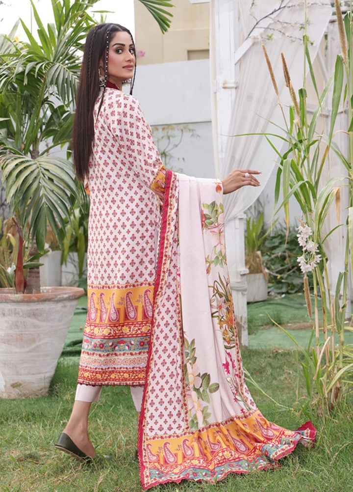 Regalia Textiles Printed Linen Suits Unstitched 3 Piece RGT22EL D-05 - Winter Collection