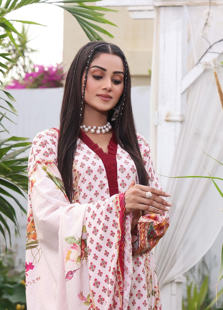 Regalia Textiles Printed Linen Suits Unstitched 3 Piece RGT22EL D-05 - Winter Collection