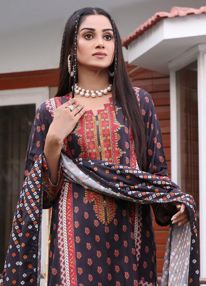 Regalia Textiles Printed Linen Suits Unstitched 3 Piece RGT22EL D-07 - Winter Collection