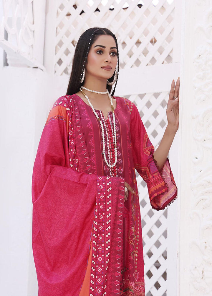 Regalia Textiles Printed Linen Suits Unstitched 3 Piece RGT22EL D-10 - Winter Collection