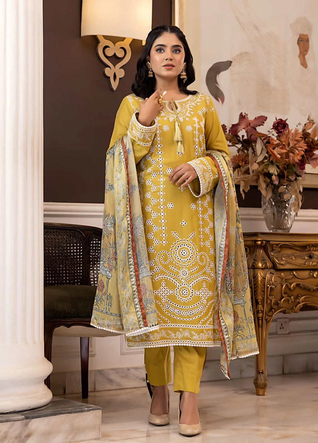 Regalia Textiles Pret Embroidered Lawn 3 Piece Suit RGT24B BFSL-10