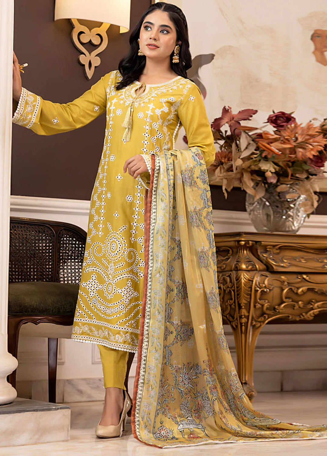 Regalia Textiles Pret Embroidered Lawn 3 Piece Suit RGT24B BFSL-10