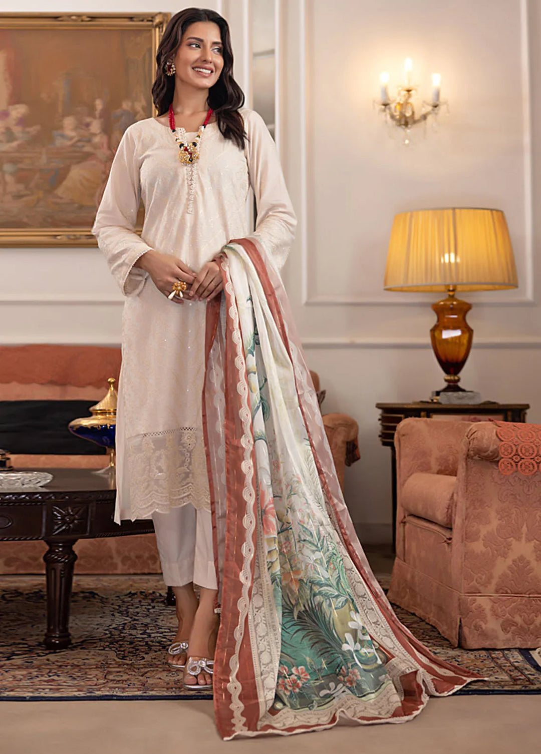 Regalia Textiles Pret Embroidered Lawn 3 Piece Suit RGT24B BFSL-5