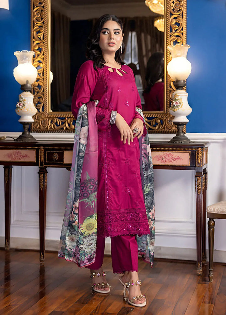 Regalia Textiles Pret Embroidered Lawn 3 Piece Suit RGT24B BFSL-8
