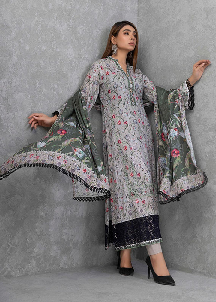 Regalia Textiles Printed Lawn Suits Unstitched 3 Piece RGT22-M4 010 - Summer Collection