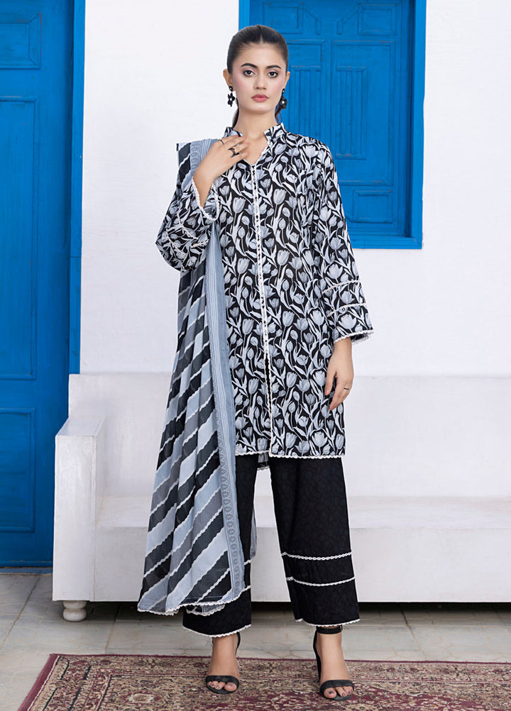 Regalia Textiles Printed Lawn Suits Unstitched 3 Piece RGT25BS D-10 - Summer Collection