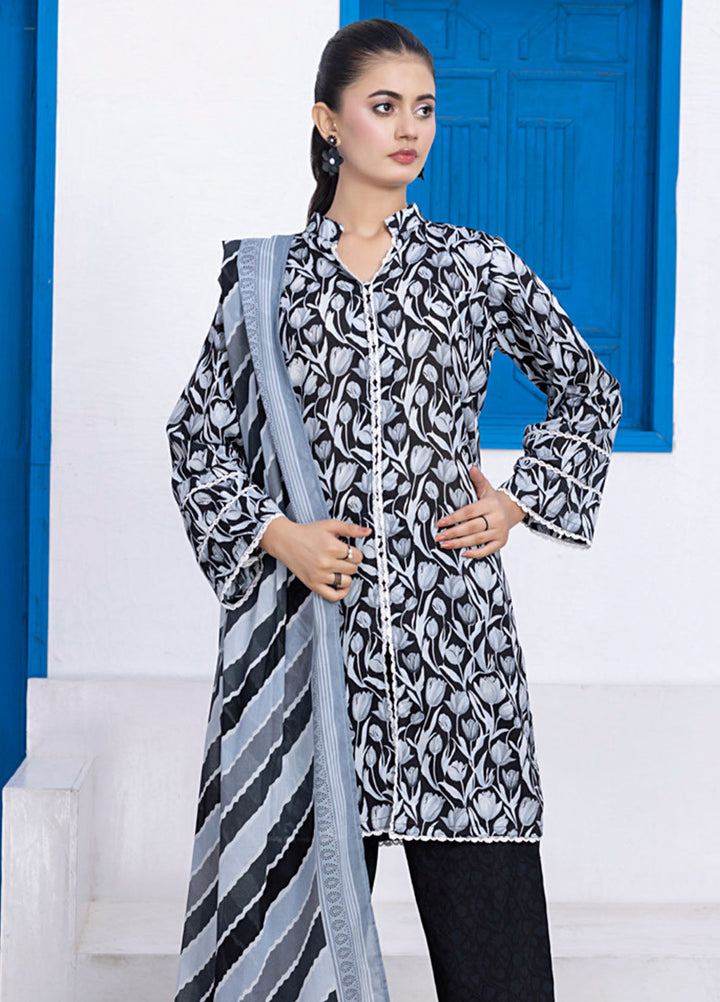 Regalia Textiles Printed Lawn Suits Unstitched 3 Piece RGT25BS D-10 - Summer Collection