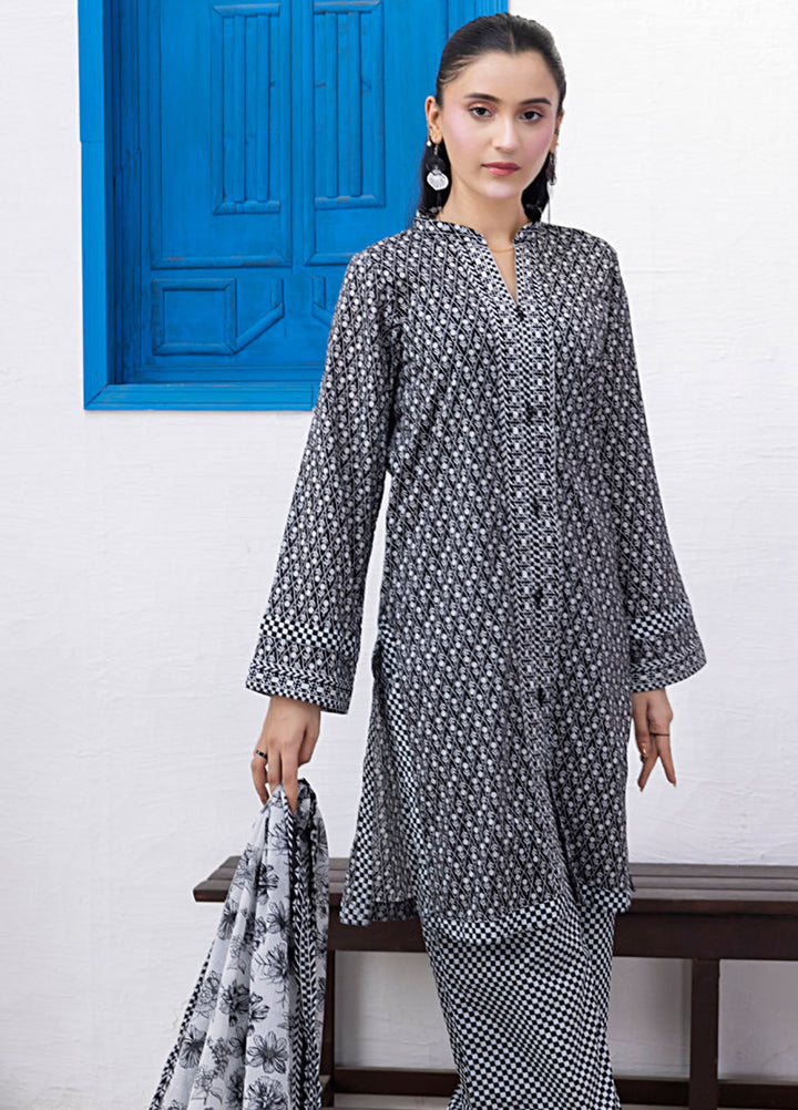 Regalia Textiles Printed Lawn Suits Unstitched 3 Piece RGT25BS D-4 - Summer Collection