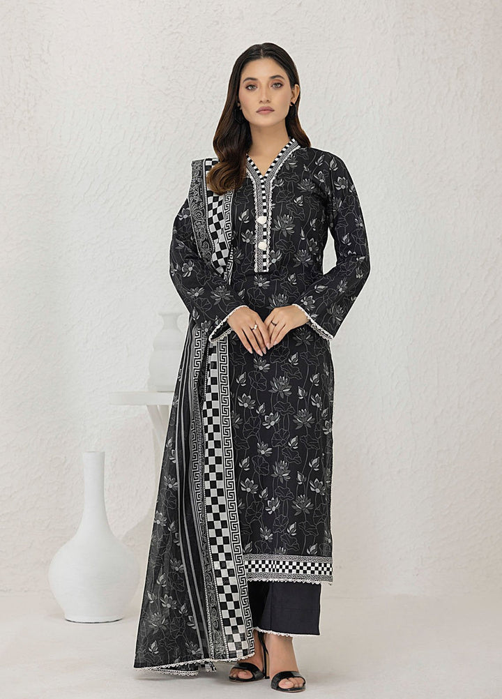 Regalia Textiles Printed Lawn Suits Unstitched 3 Piece RGT25BW D-08 - Summer Collection