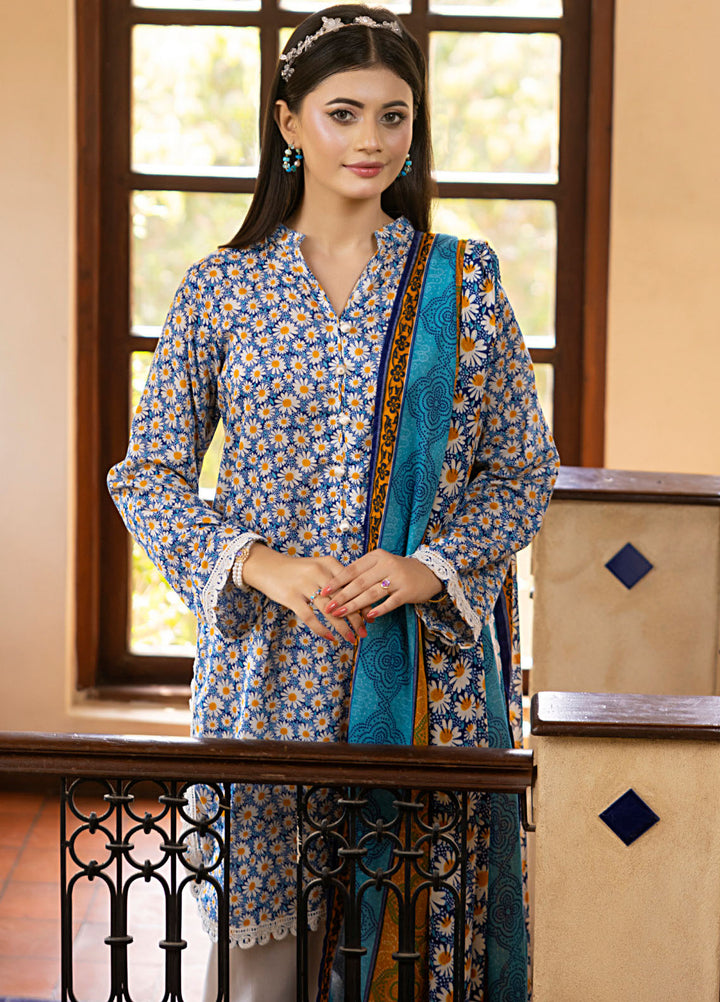 Regalia Textiles Printed Lawn Suits Unstitched 3 Piece RGT25S22 D-4 - Summer Collection