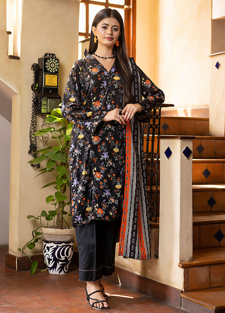 Regalia Textiles Printed Lawn Suits Unstitched 3 Piece RGT25S22 D-6 - Summer Collection