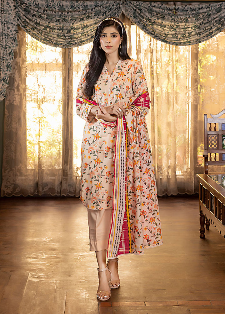 Regalia Textiles Printed Lawn Suits Unstitched 3 Piece RGT25S22 D-7 - Summer Collection
