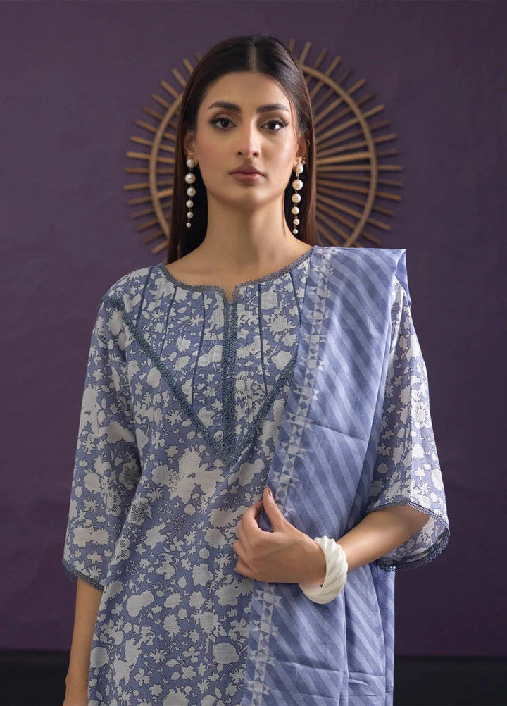 Regalia Textiles Trendy Threads Printed Lawn Suit Unstitched 3 Piece RGT24T D-01 - Summer Collection