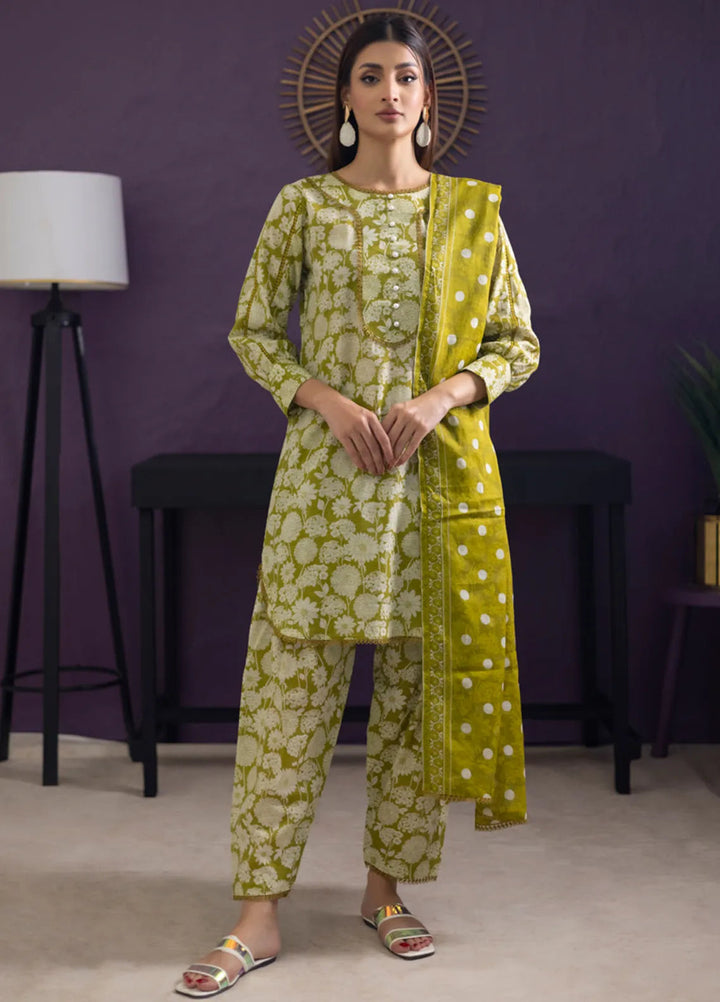 Regalia Textiles Trendy Threads Printed Lawn Suit Unstitched 3 Piece RGT24T D-02 - Summer Collection