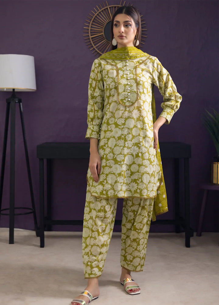 Regalia Textiles Trendy Threads Printed Lawn Suit Unstitched 3 Piece RGT24T D-02 - Summer Collection