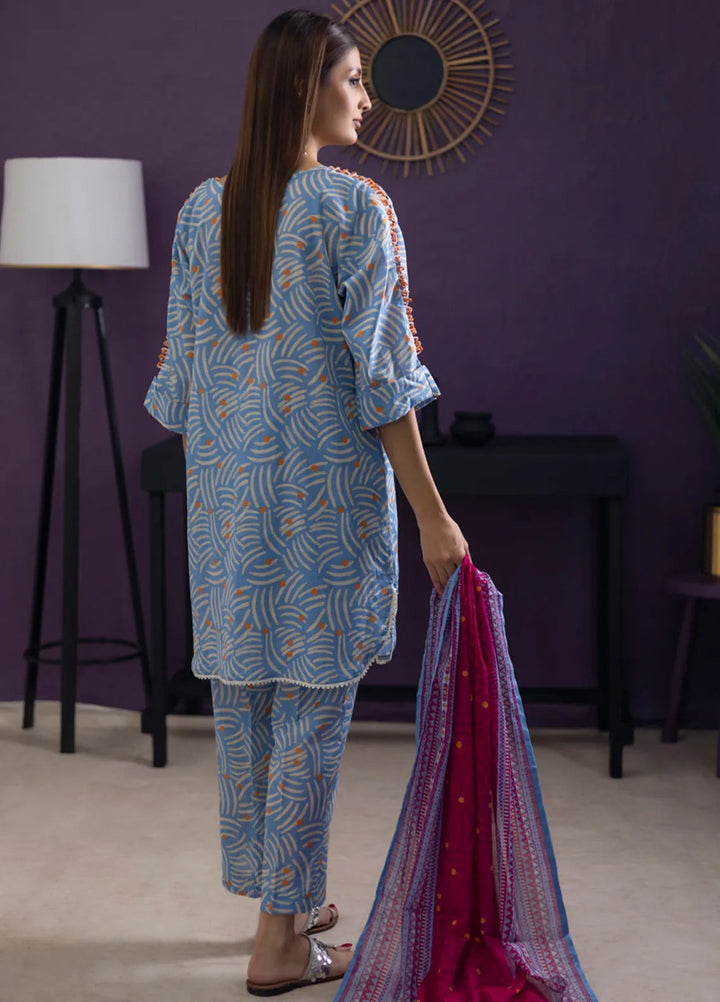 Regalia Textiles Trendy Threads Printed Lawn Suit Unstitched 3 Piece RGT24T D-03 - Summer Collection