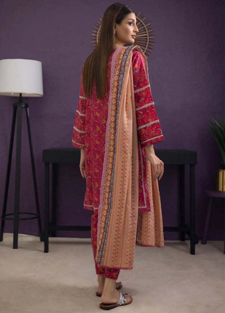 Regalia Textiles Trendy Threads Printed Lawn Suit Unstitched 3 Piece RGT24T D-04 - Summer Collection