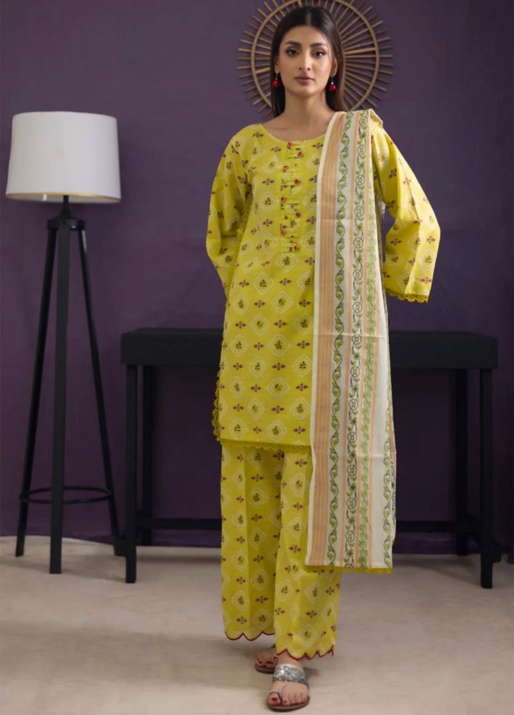 Regalia Textiles Trendy Threads Printed Lawn Suit Unstitched 3 Piece RGT24T D-05 - Summer Collection