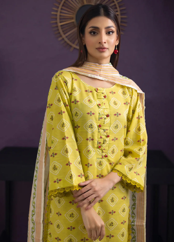 Regalia Textiles Trendy Threads Printed Lawn Suit Unstitched 3 Piece RGT24T D-05 - Summer Collection