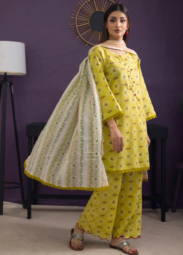 Regalia Textiles Trendy Threads Printed Lawn Suit Unstitched 3 Piece RGT24T D-05 - Summer Collection