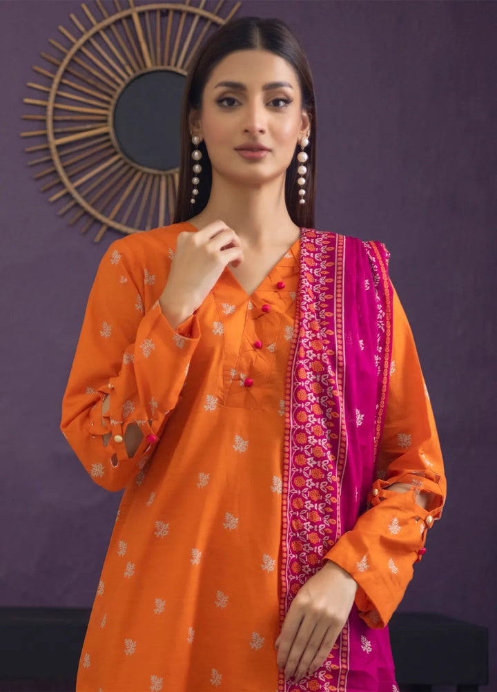 Regalia Textiles Trendy Threads Printed Lawn Suit Unstitched 3 Piece RGT24T D-06 - Summer Collection