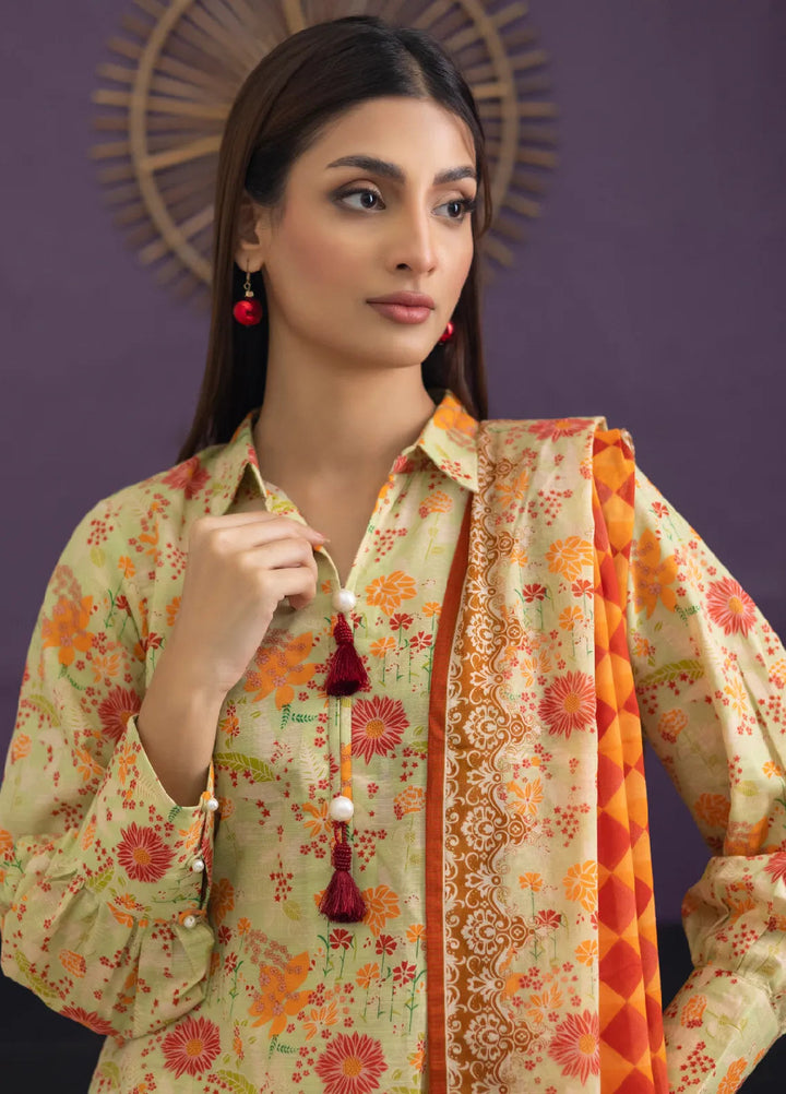 Regalia Textiles Trendy Threads Printed Lawn Suit Unstitched 3 Piece RGT24T D-08 - Summer Collection