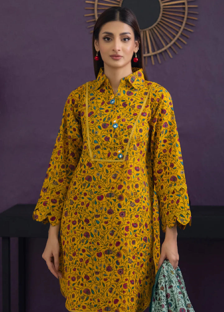 Regalia Textiles Trendy Threads Printed Lawn Suit Unstitched 3 Piece RGT24T D-10 - Summer Collection
